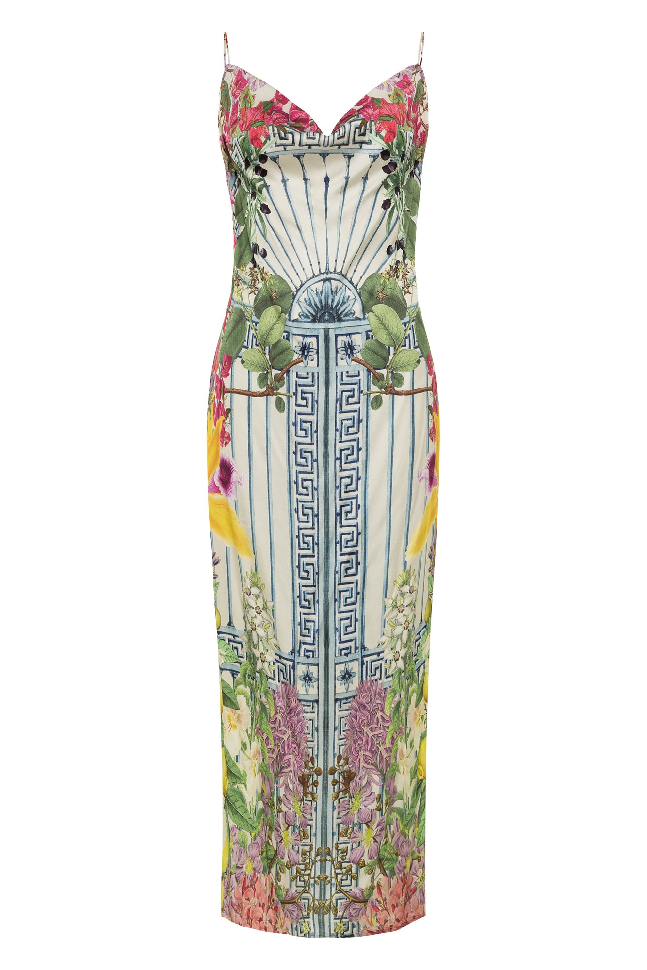 Slip Dress | Floral Greek