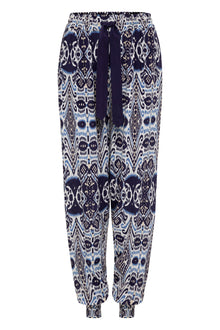 Genie Pants | Ikat Blue