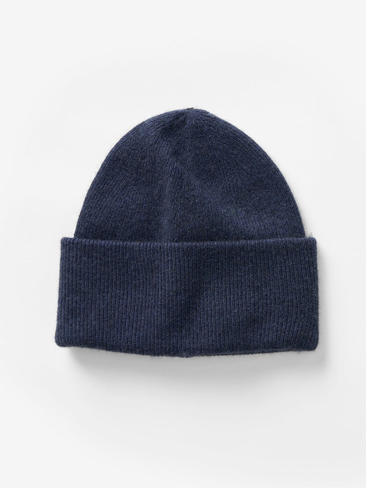 Unisex | Cashmere Cuff Beanie | Carbon Blue