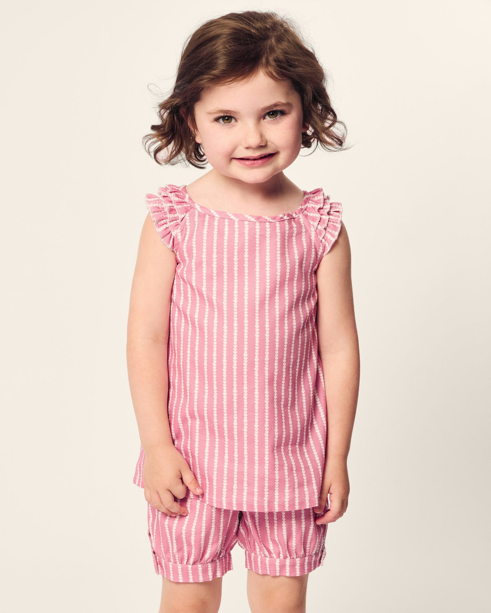Kids | Girl's Twill Amelie Short Set | Love Lines