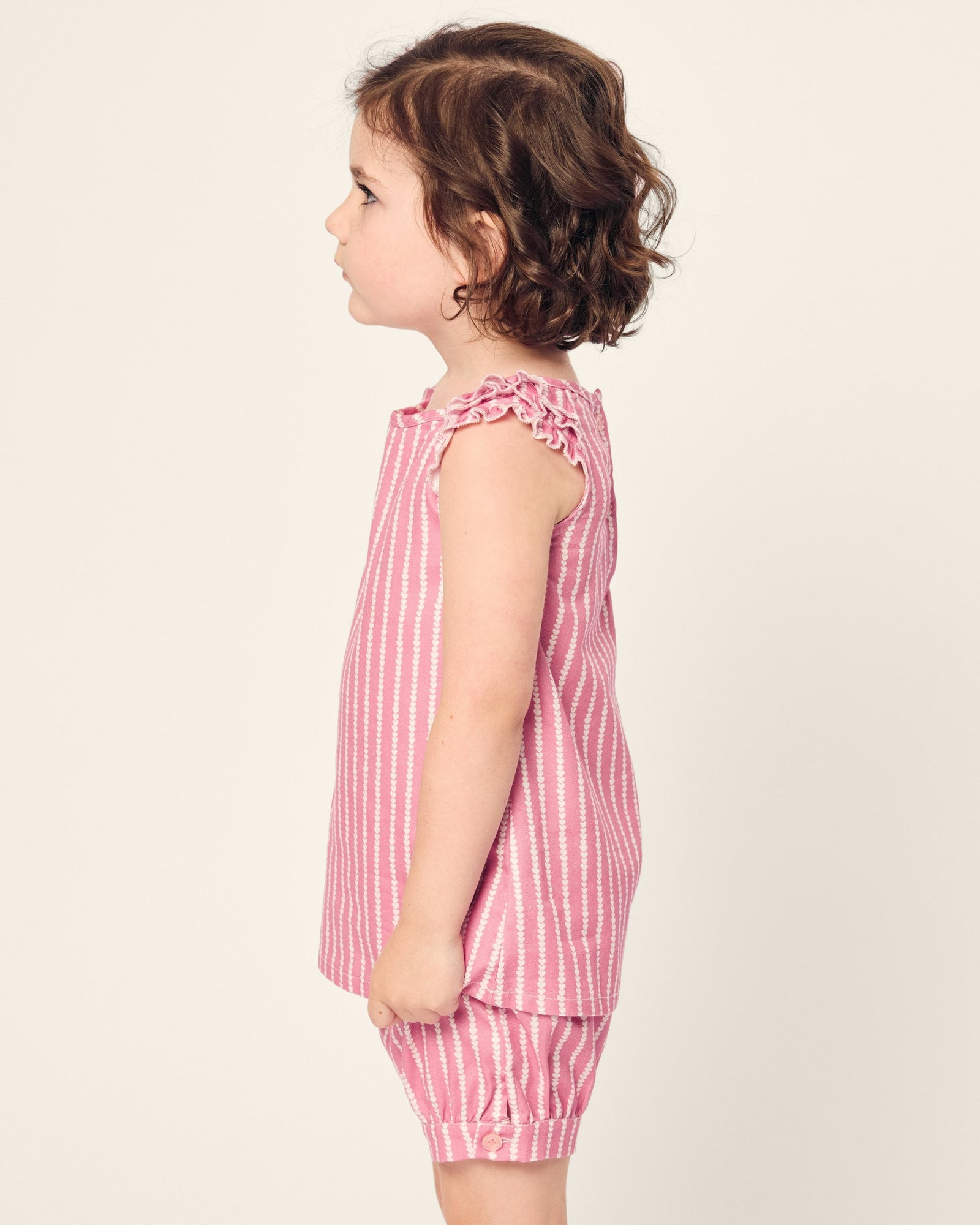 Kids | Girl's Twill Amelie Short Set | Love Lines
