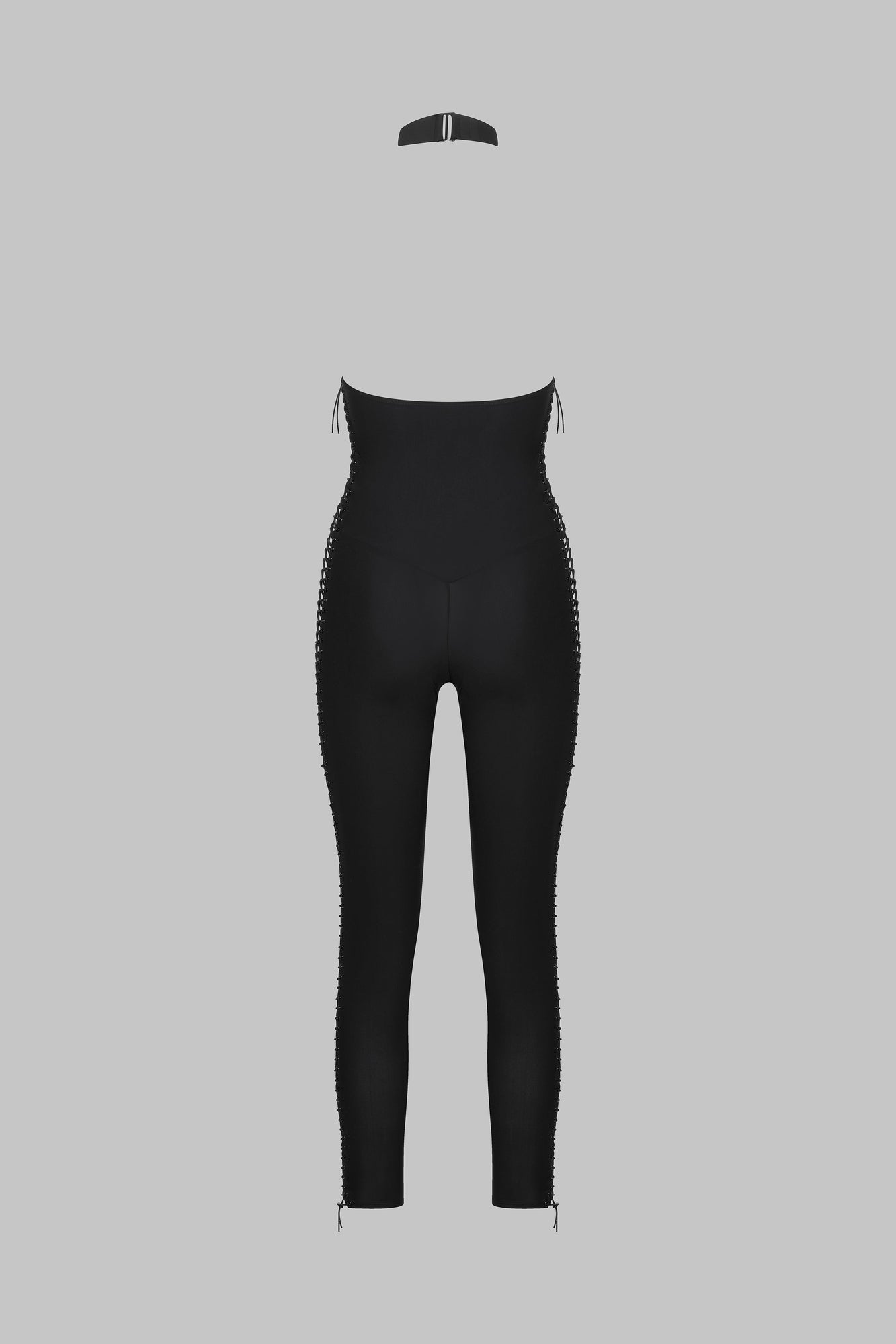Jumpsuit with american collar - Nuit Infinie | Black