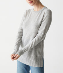 Willow Relaxed Pullover Sweater | Heather Grey