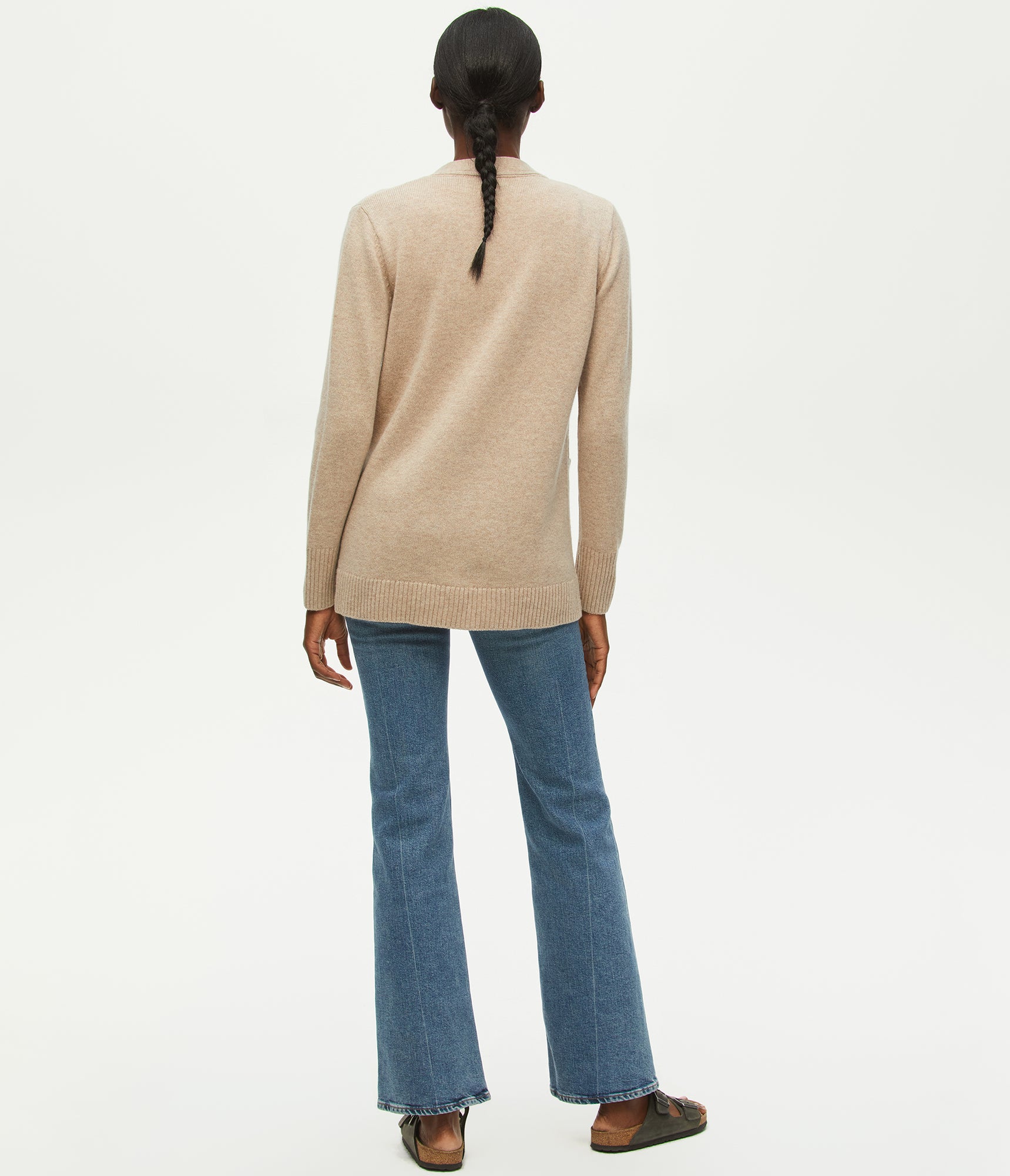 Harmony Slimline Cardigan Sweater | Mink