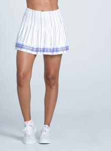 Breezy Love Smocked Skirt-14" | Lavender