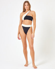 Lola Bikini Bottom | Black-Cream