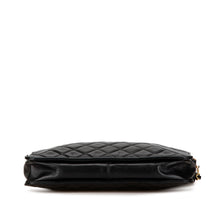 Chanel | Pre-Owned Quilted Lambskin Chain Crossbody | Black