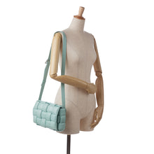 Bottega Veneta | Pre-Owned Nappa Intrecciato Padded Cassette Crossbody - I | Blue/Light Blue
