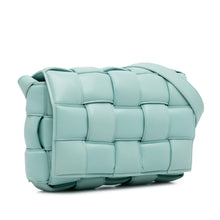 Bottega Veneta | Pre-Owned Nappa Intrecciato Padded Cassette Crossbody - I | Blue/Light Blue