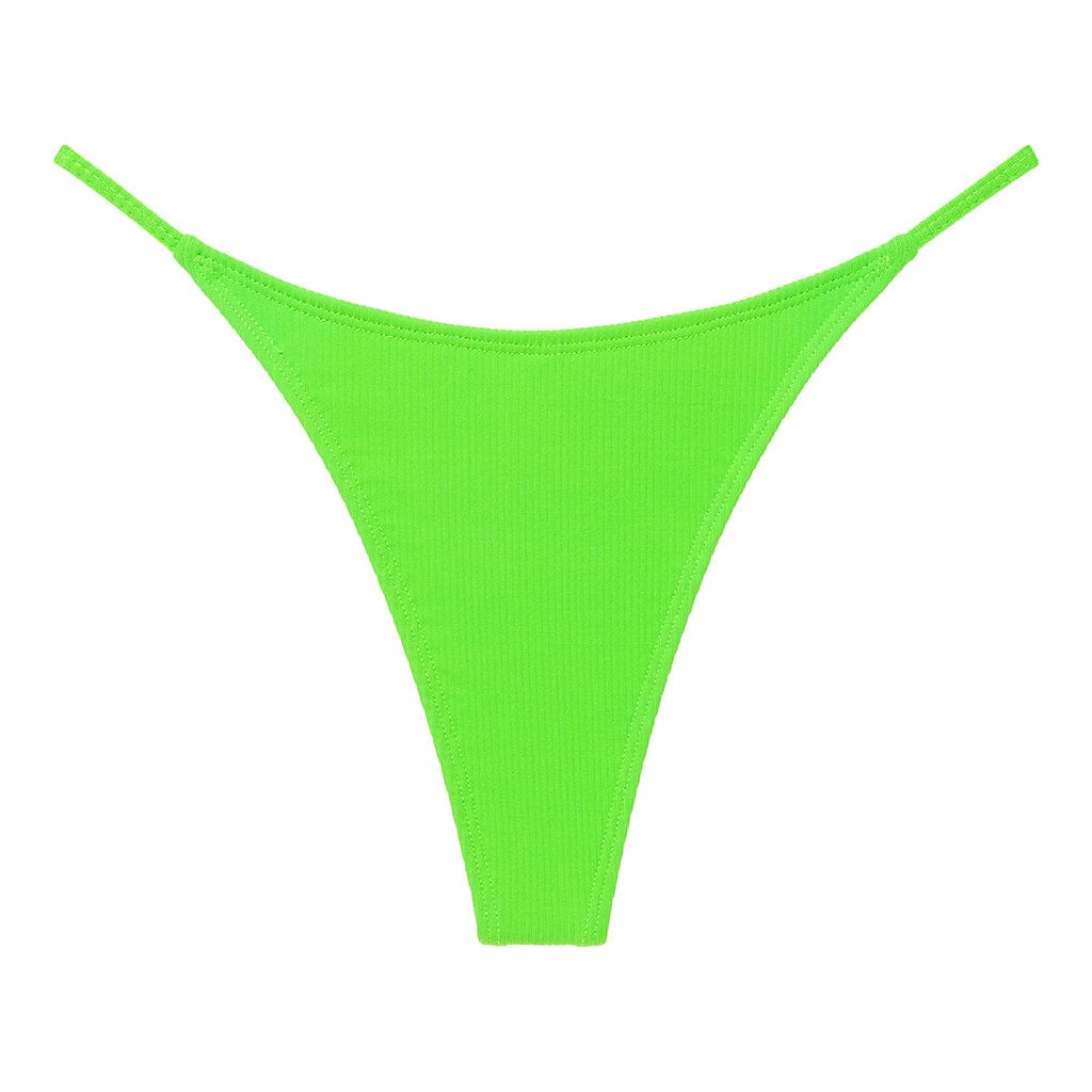 Women | Rib Celeste Bikini Bottom | Lima Micro Rib