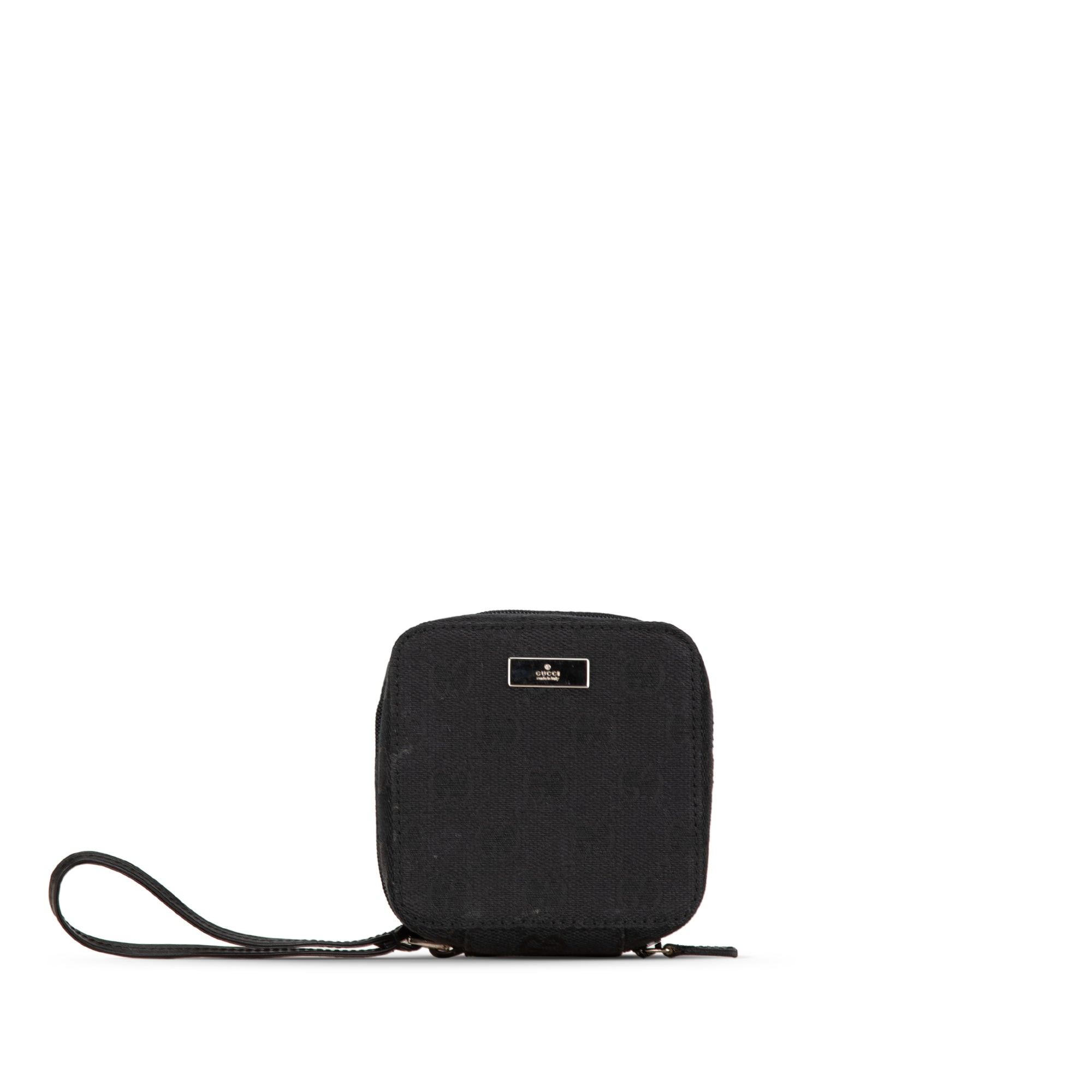 Gucci | Pre-Owned GG Canvas Cosmetic Pouch | Black