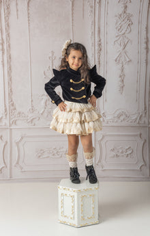 Girls | Charlie Velour Jacket | Black