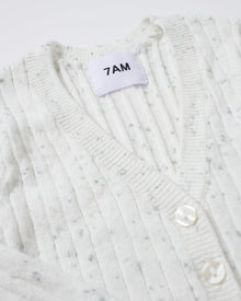 Cardigan - Ribbed | Seashell