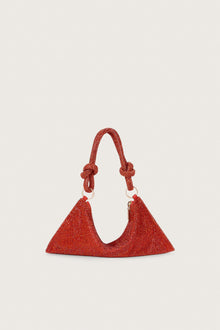 Hera Nano Rhinestone Shoulder Bag | Poppy