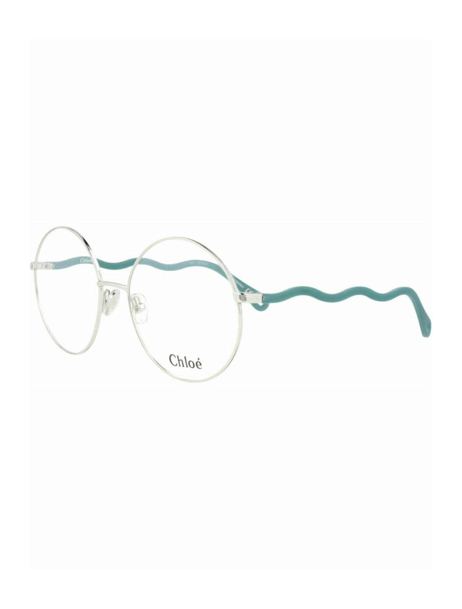 Chloe Round Metal Optical Frames | Silver