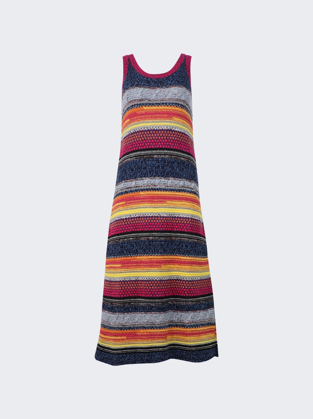 Women | Chloé | Striped Knitted Midi Dress | Multicolor