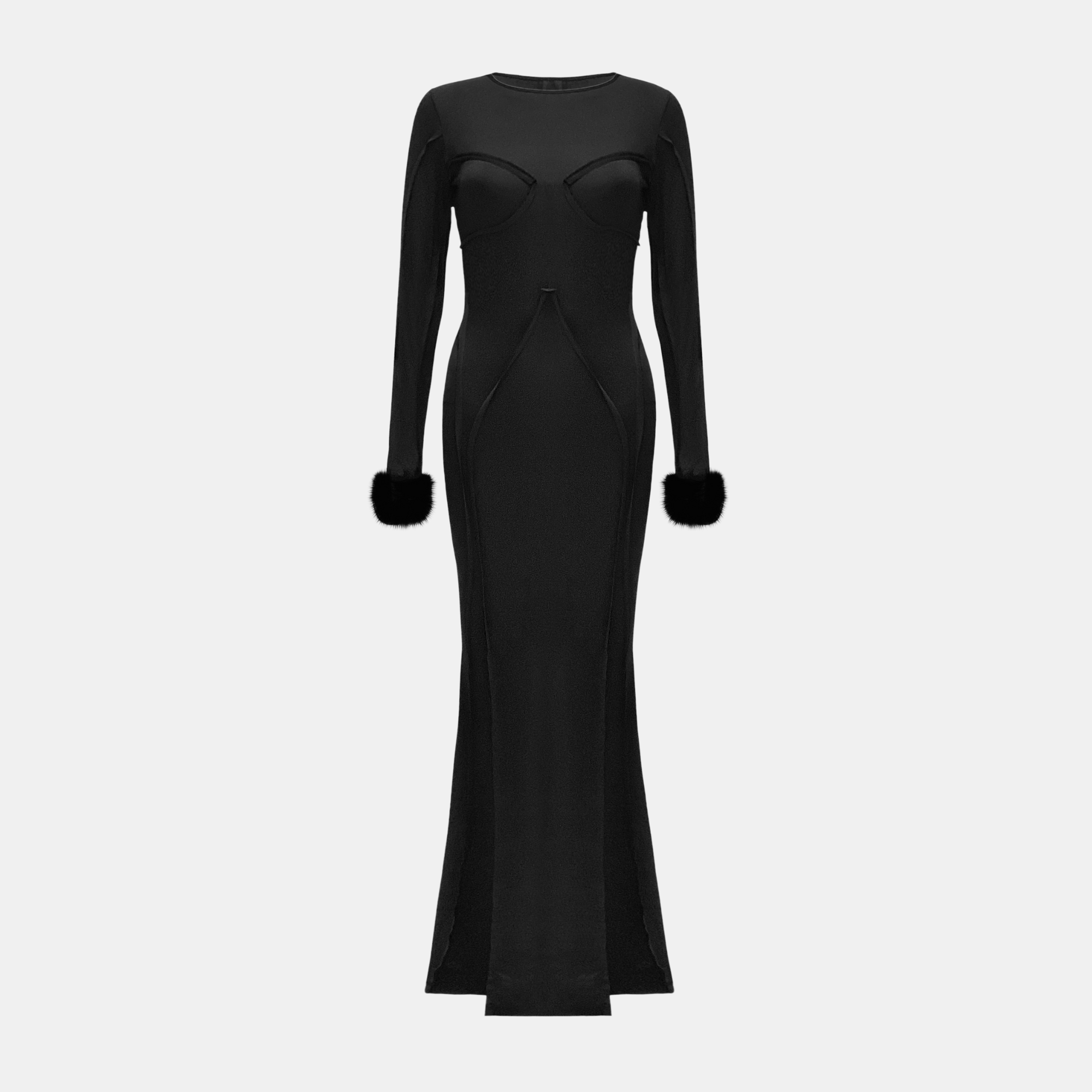 OW Collection Ciara Maxi Dress | Black