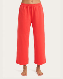 Womens | Cici Crop Pant | Lipstick Red