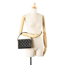 Chanel | Pre-Owned Quilted Lambskin Leather Box Bag | Black