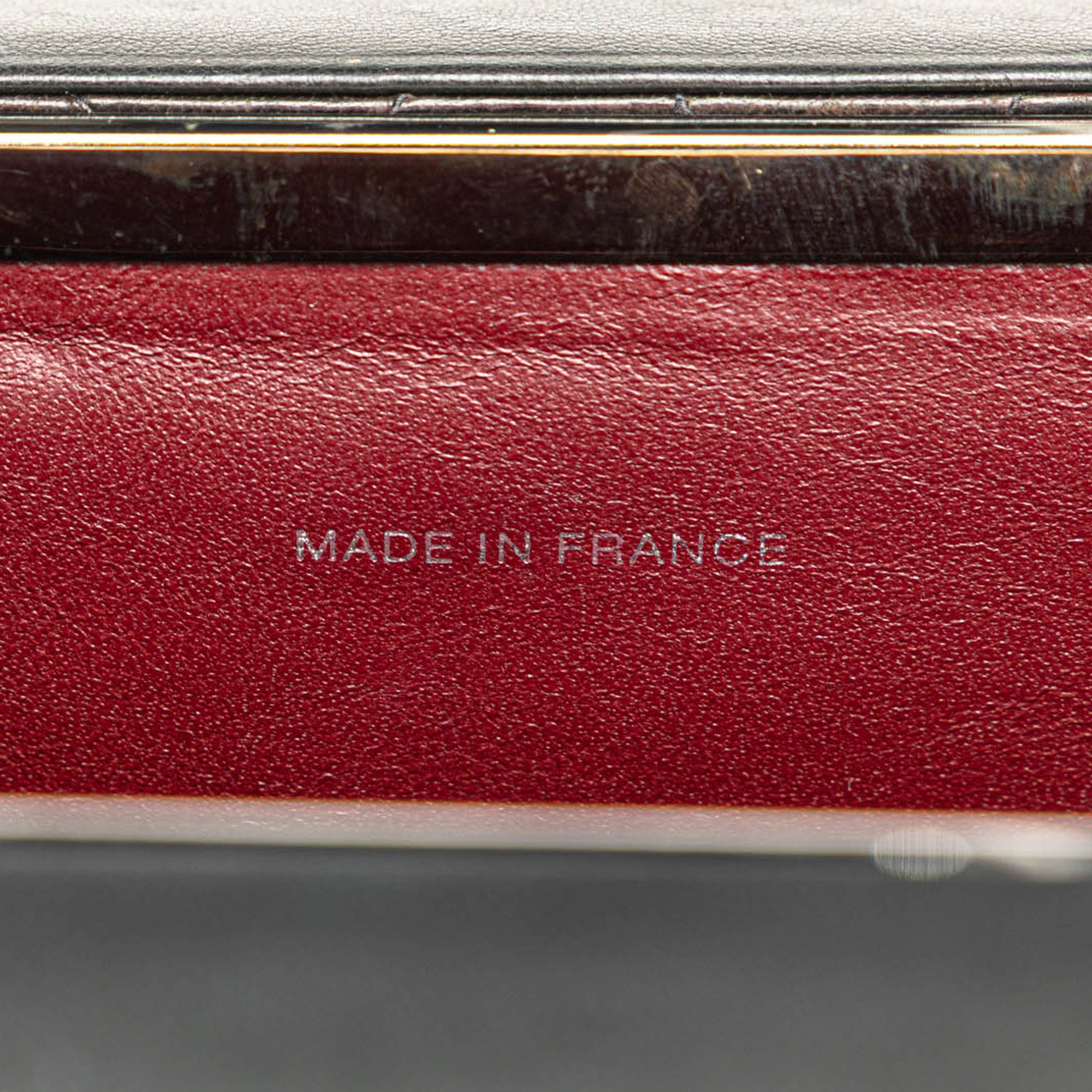 Chanel | Pre-Owned Quilted Lambskin Leather Box Bag | Black