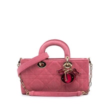 Dior | Pre-Owned Medium Denim Macrocannage Lady D Joy - I | Pink