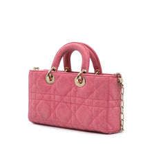 Dior | Pre-Owned Medium Denim Macrocannage Lady D Joy - I | Pink