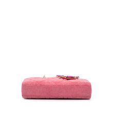 Dior | Pre-Owned Medium Denim Macrocannage Lady D Joy - I | Pink