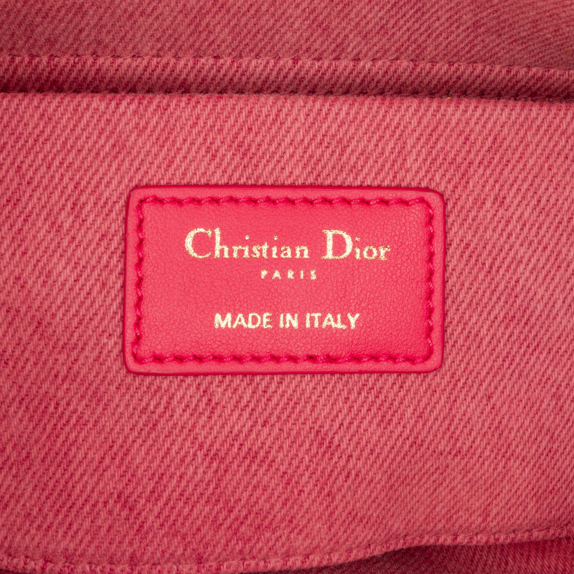 Dior | Pre-Owned Medium Denim Macrocannage Lady D Joy | Pink
