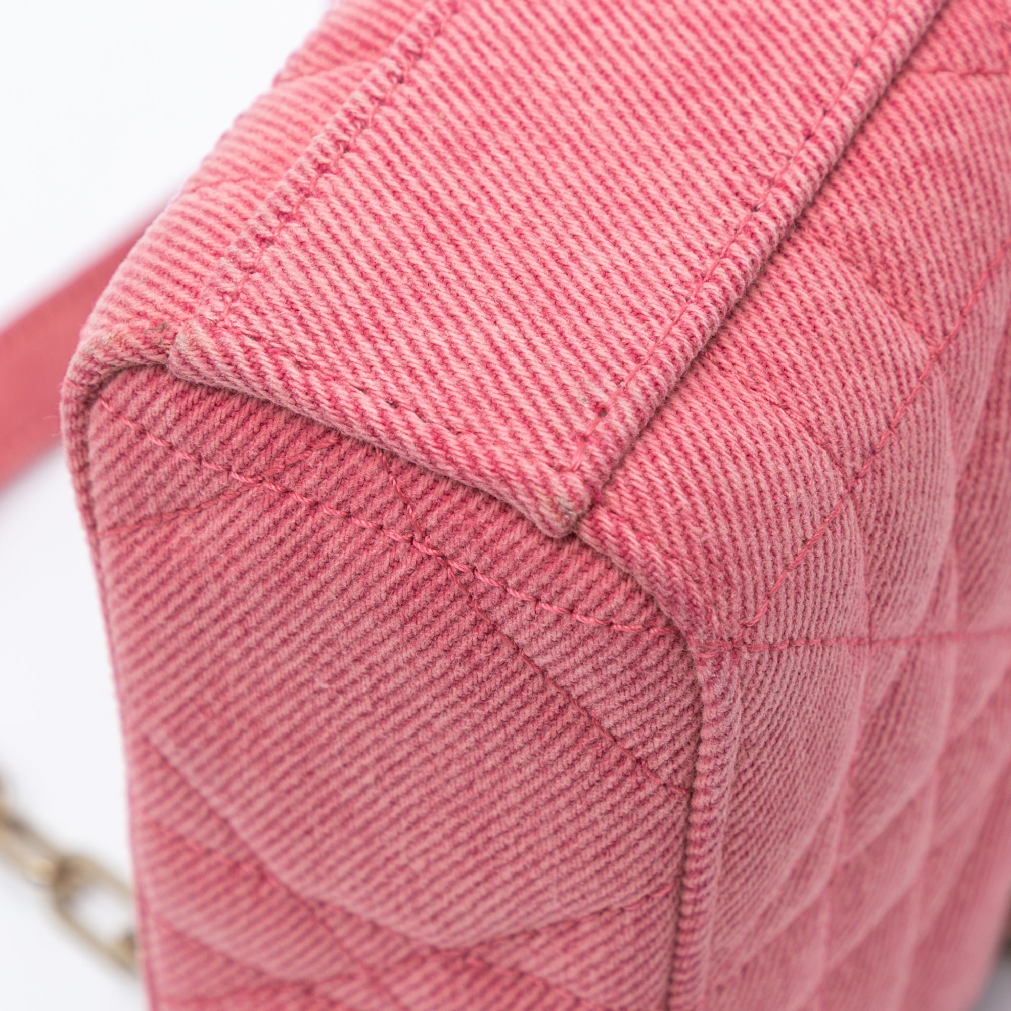 Dior | Pre-Owned Medium Denim Macrocannage Lady D Joy - I | Pink