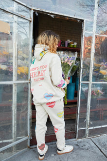 How's Your Heart Today Sweatpants | Cloud Cream
