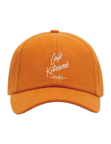 Unisex | Cafe Kitsune 6P Cotton Twill Baseball Cap | Spice