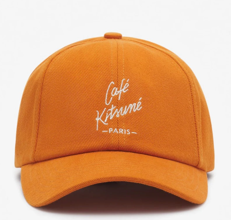 Unisex | Cafe Kitsune 6P Cotton Twill Baseball Cap | Spice