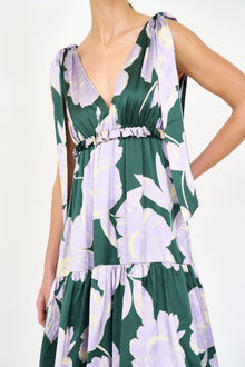 Alexa Dress | Green Blossom