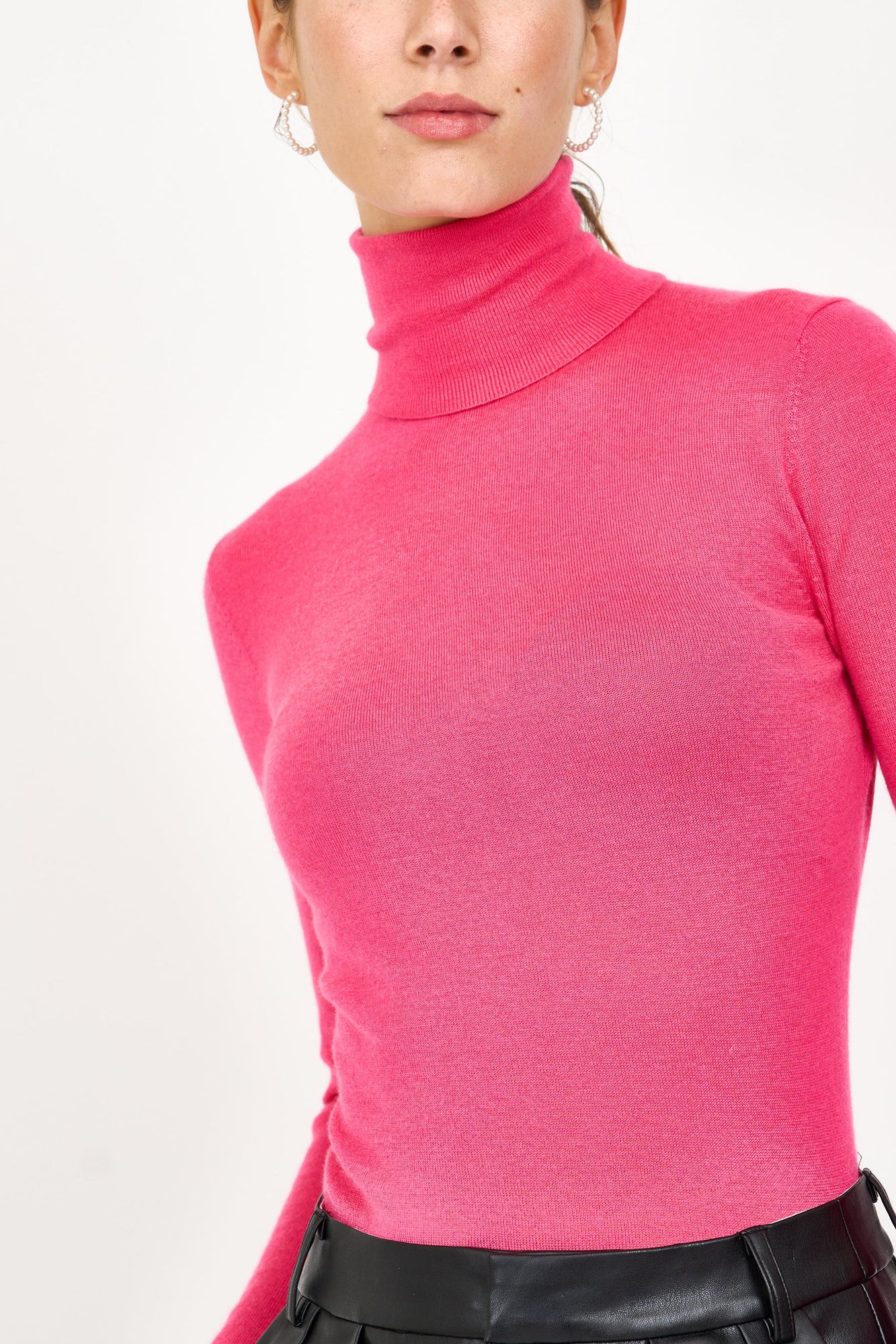 Stephane Sweater | Hot Pink