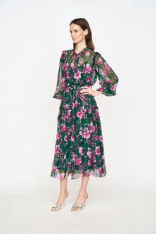 Abigail Dress | Pink Poinsettia