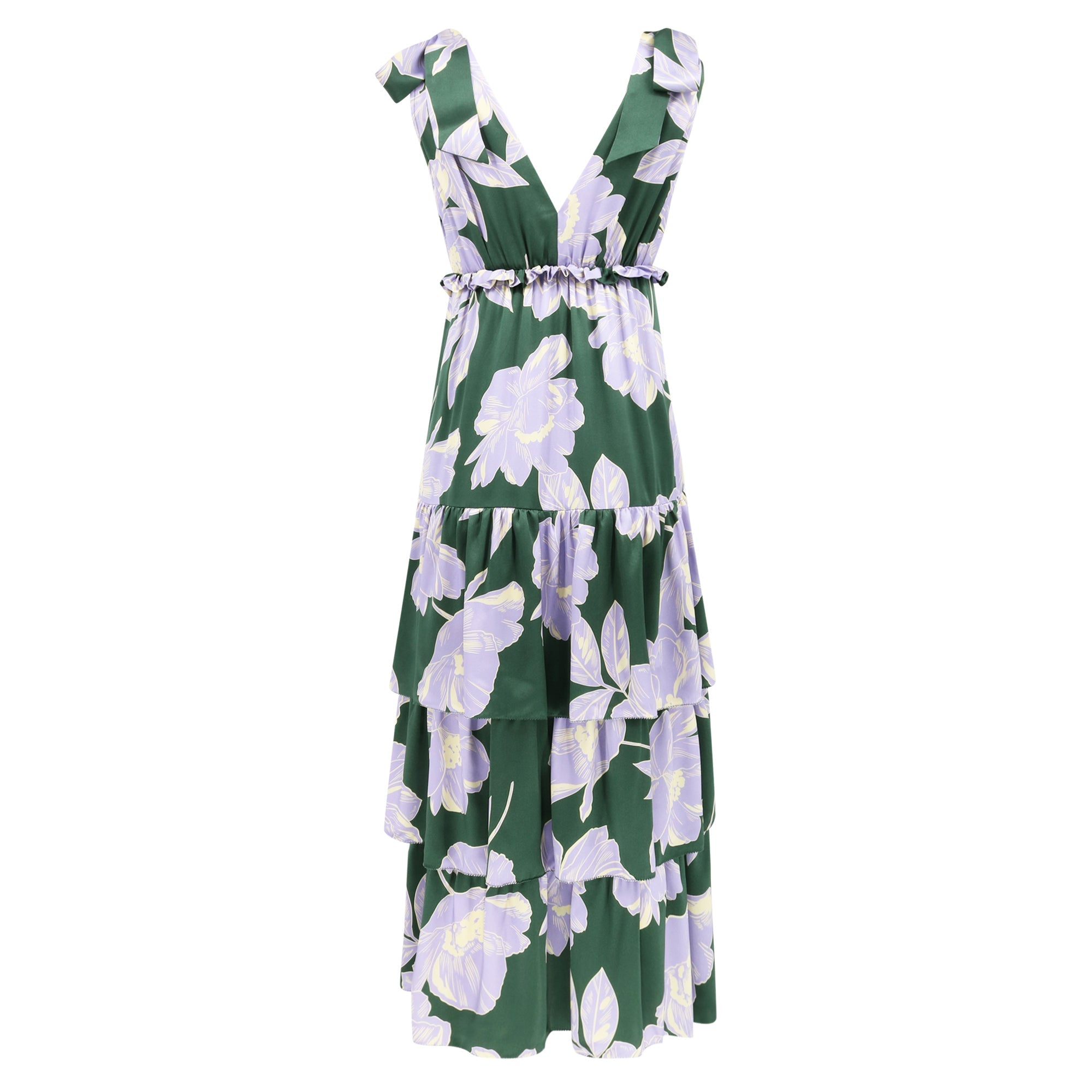 Alexa Dress | Green Blossom