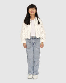Kids | Cool Like Me Bomber | White