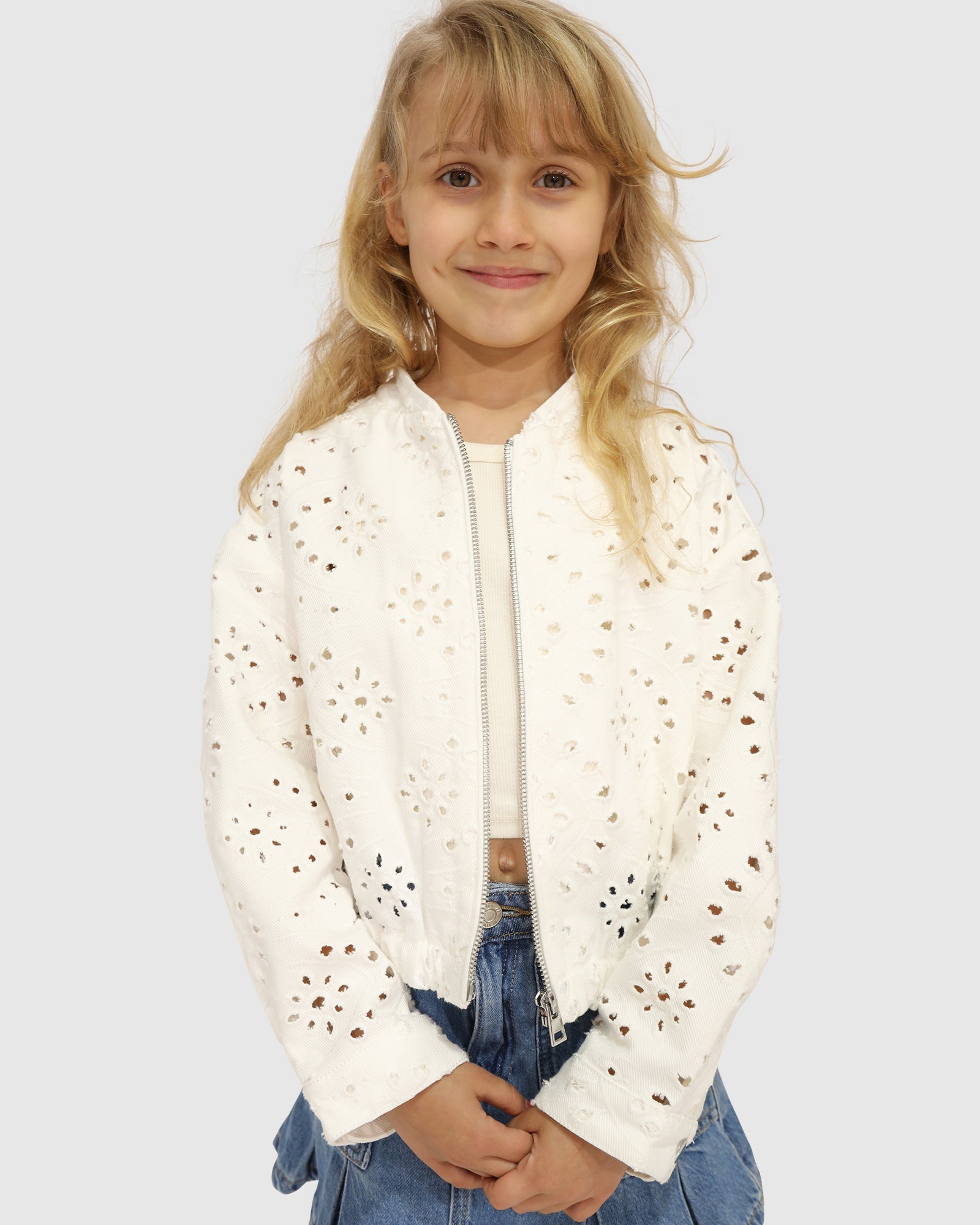 Kids | Cool Like Me Bomber | White
