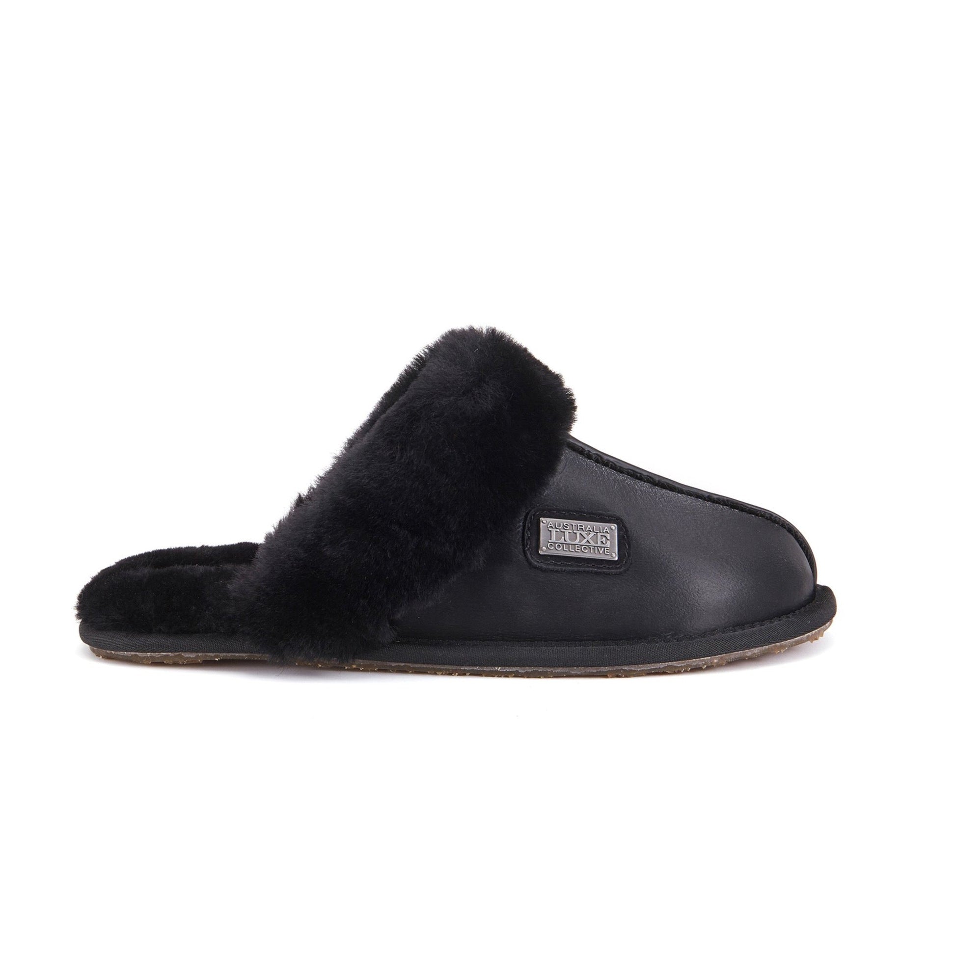Women | Closed Mule | Satin Black