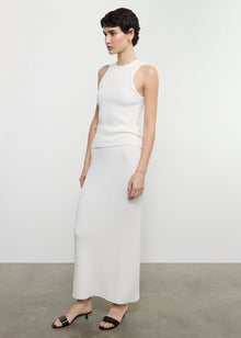 Boucle Knit Skirt | Off White