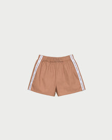 Cole Short in brown cotton.