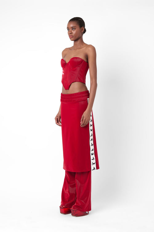 Womens | Premier Trouser Skirt | Red