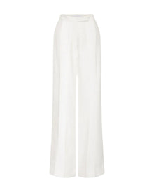 Column Pintucked Pants | Ivory