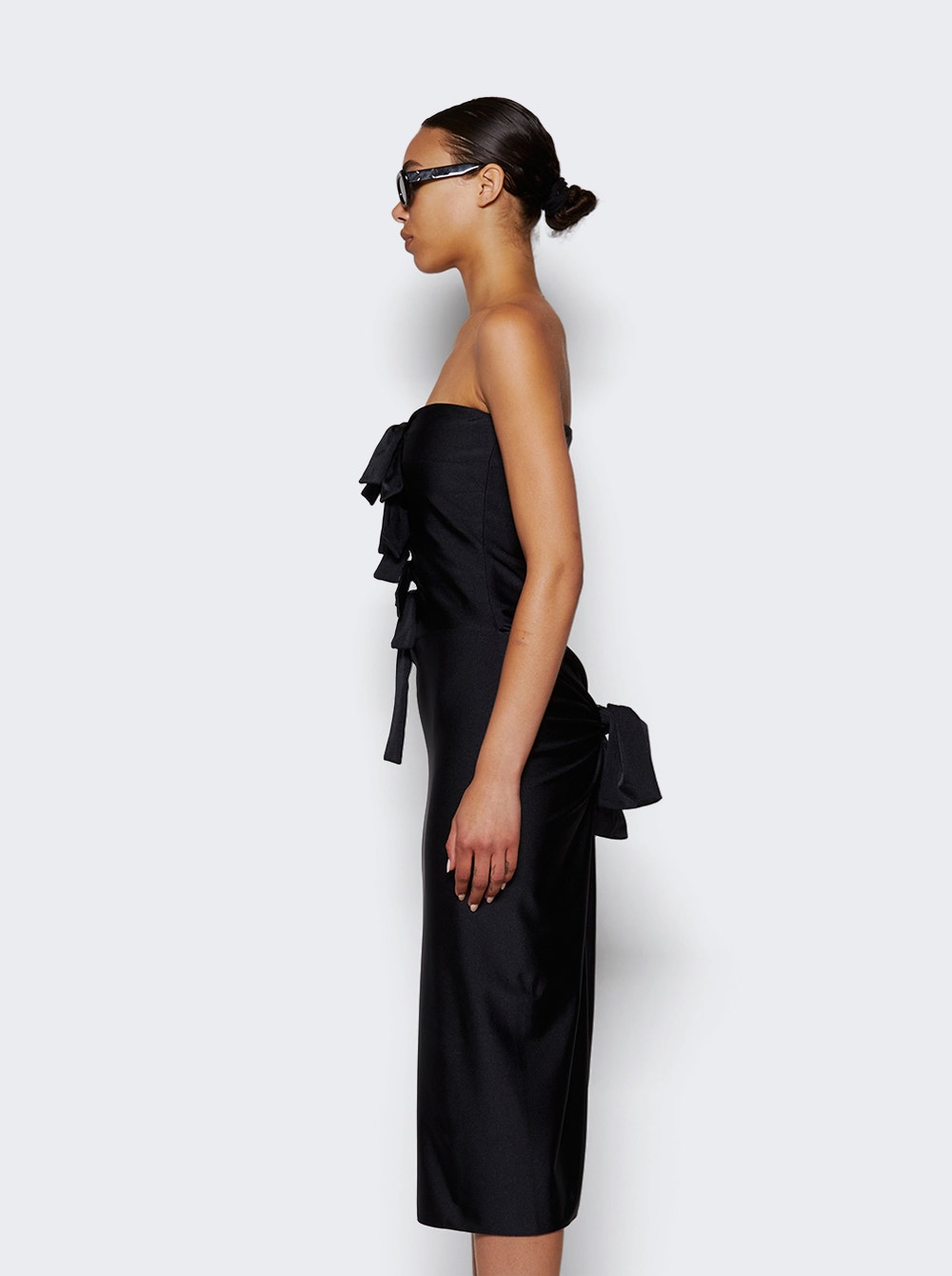 Women | Coperni | Knotted Gala Dress | Black