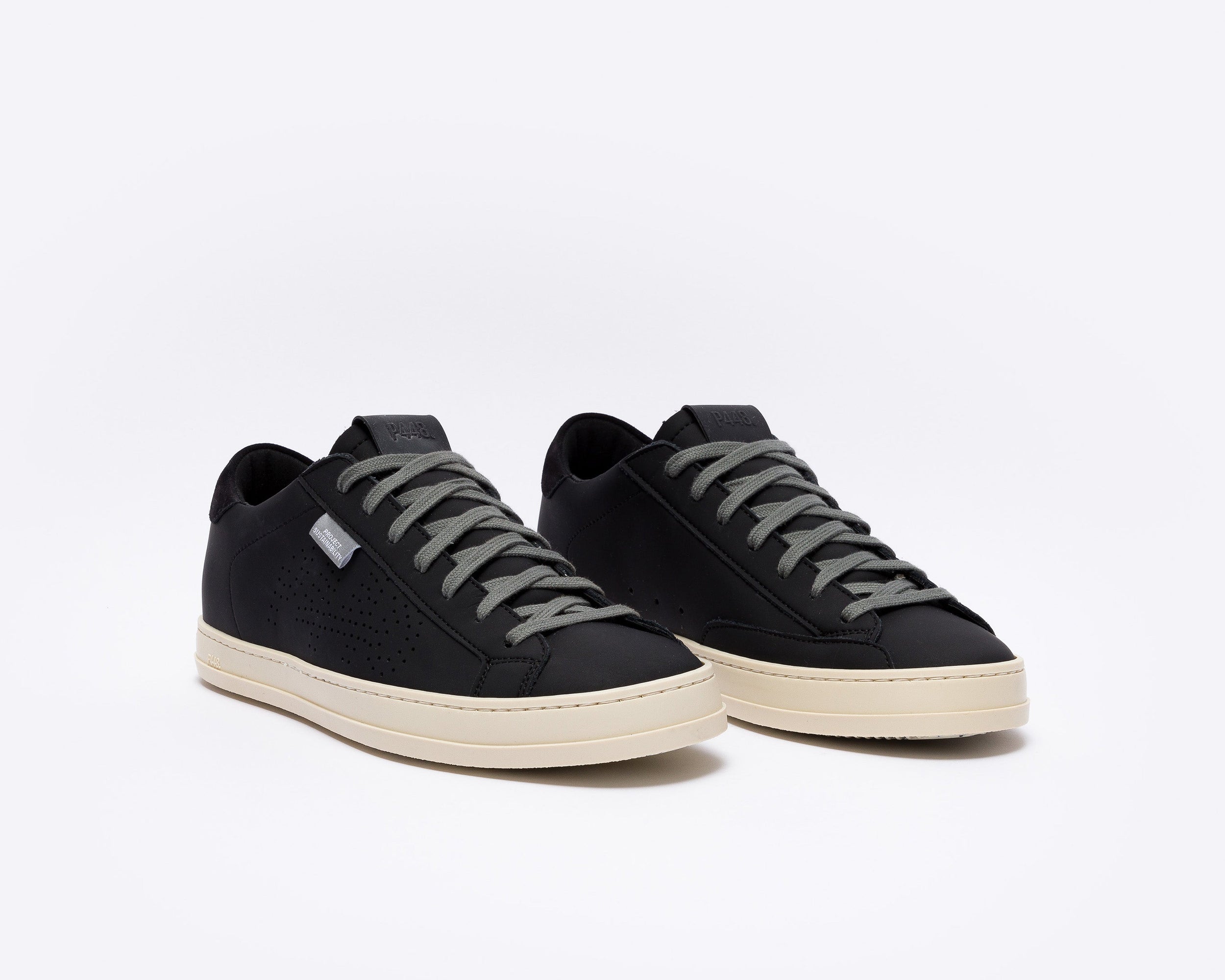 Men | John Recycled Sneaker | Black/Black