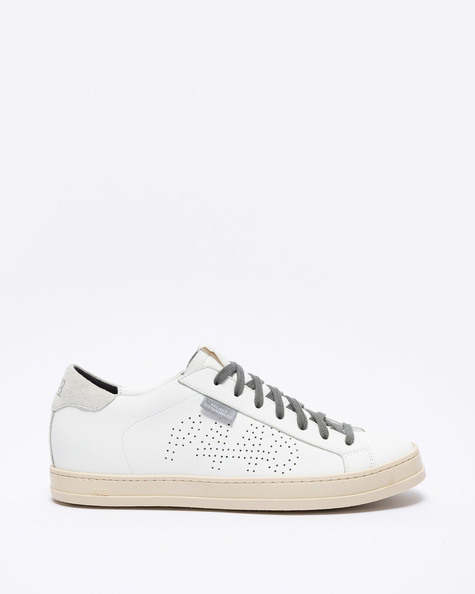 Men | John Recycled Sneaker | White/White