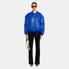 OW Collection Croc Bomber Jacket | Blue