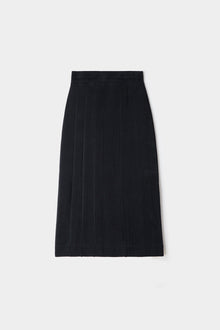 Bonded Panel Skirt | Women | Dark Blue