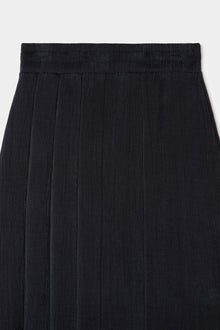 Bonded Panel Skirt | Women | Dark Blue