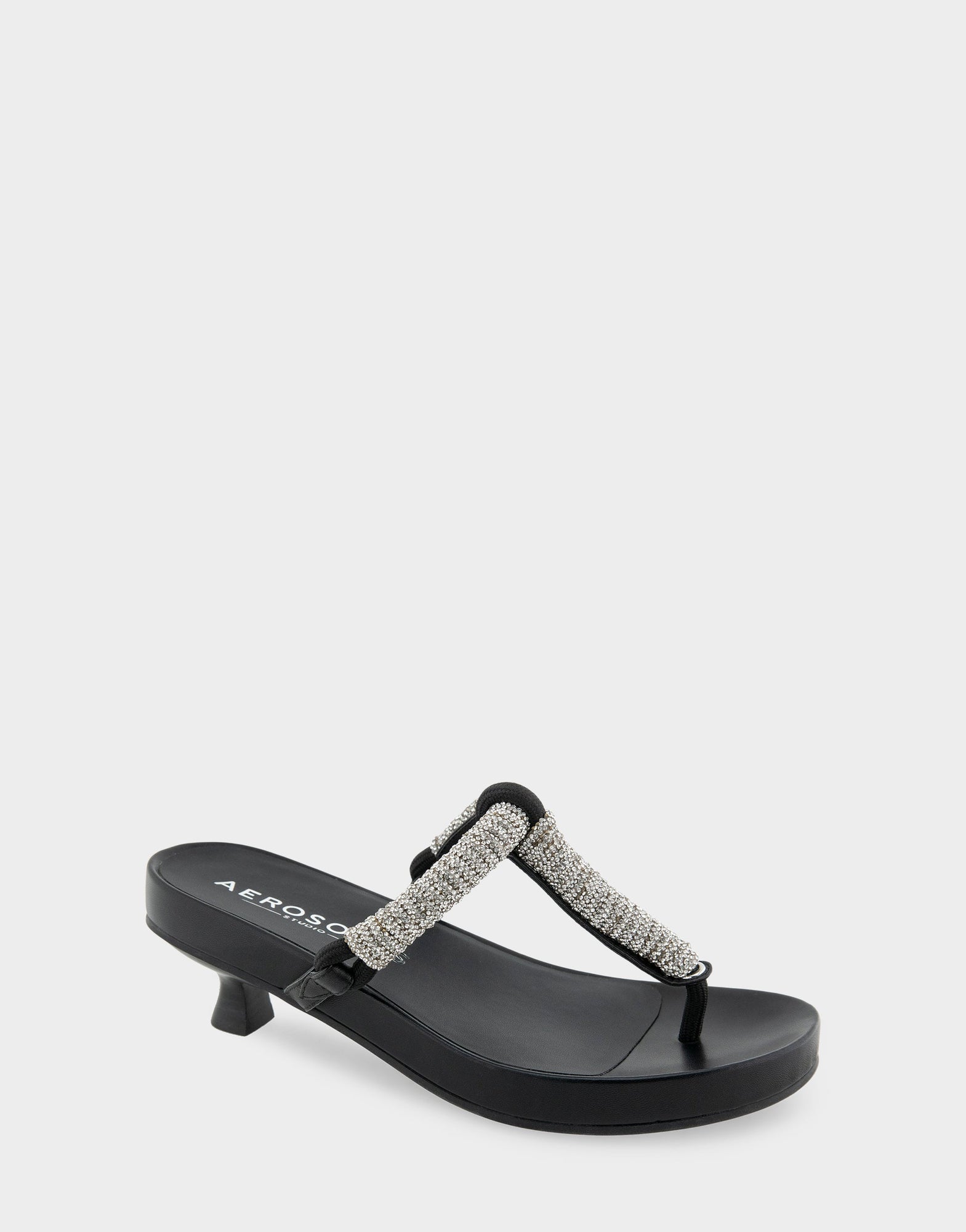 Crystal Sandal | Black